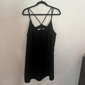 Black Strappy Dress Size XL
